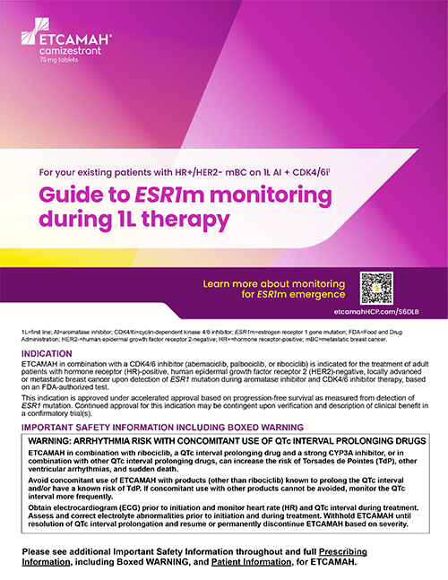 Guide to ESR1m Monitoring During 1L Therapy